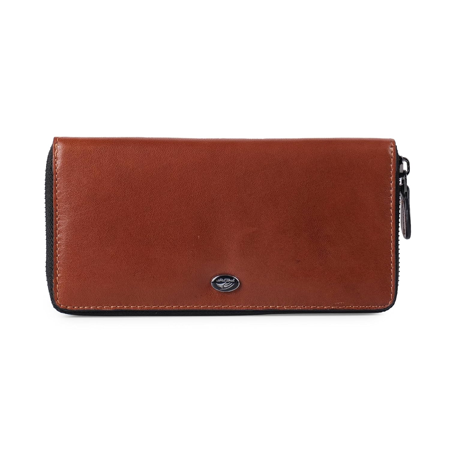 PERF Women’s Genuine Leather Wallet | Classic Solid Design Hand Purse | Sleek & Elegant Finish | Premium Feel & Durable Build