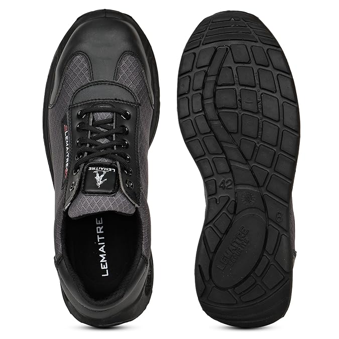 PERF Oxygen M Sports Safety Shoes for Men | Steel Toe 200J | Lightweight Mesh | Anti-Puncture | Oil Resistant | Anti-Slip | Breathable Industrial Work Shoes