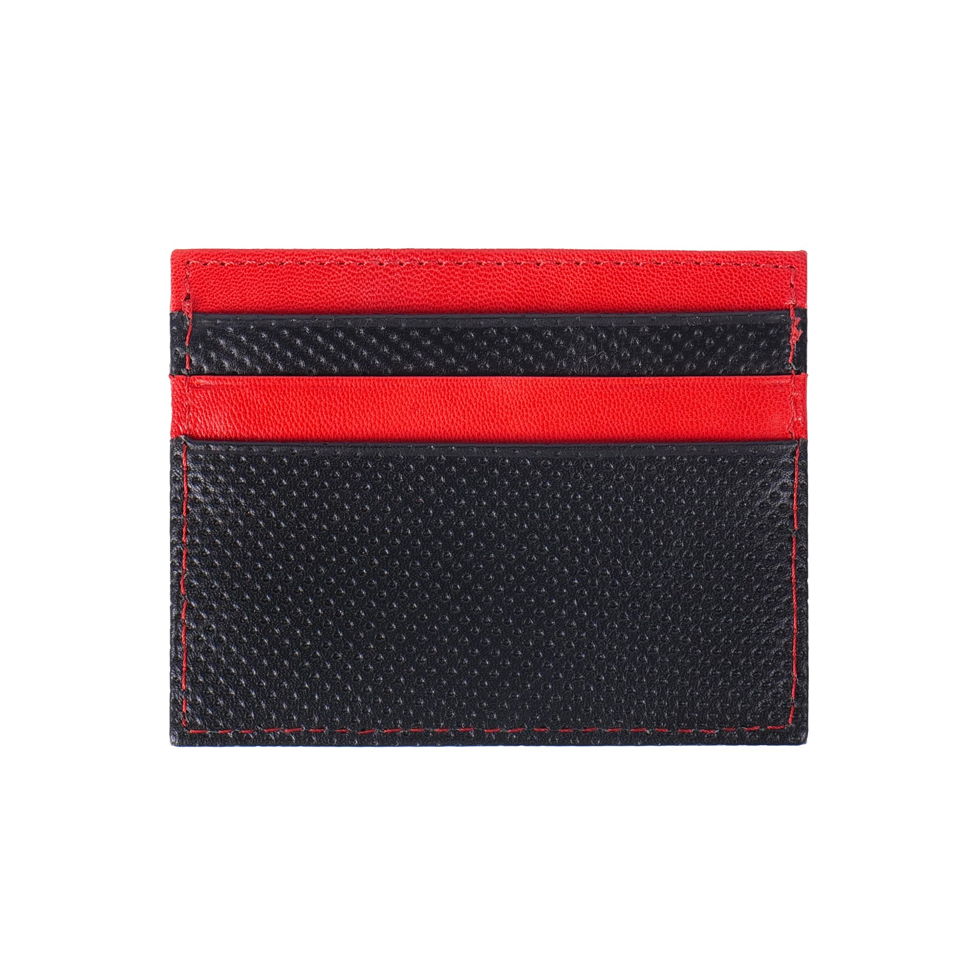 PERF Genuine Leather Debit/Credit/ATM Card Holder | Unisex | Classic Solid Design | Premium Feel & Trendy Aesthetic | Slim & Stylish Organizer