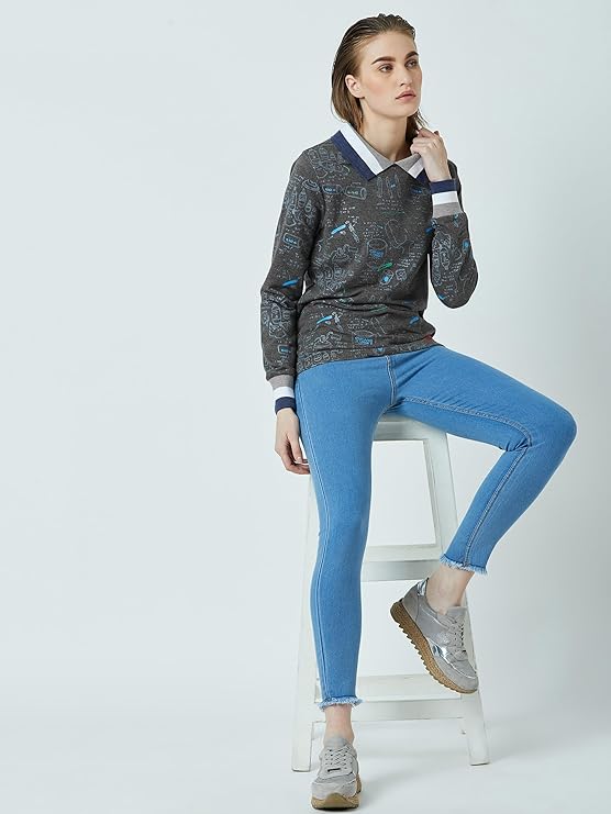 PERF Women's Polo T-Shirt, Full Sleeve, Collar Neck, Regular Fit, Casual wear Comfortable, Women's Top