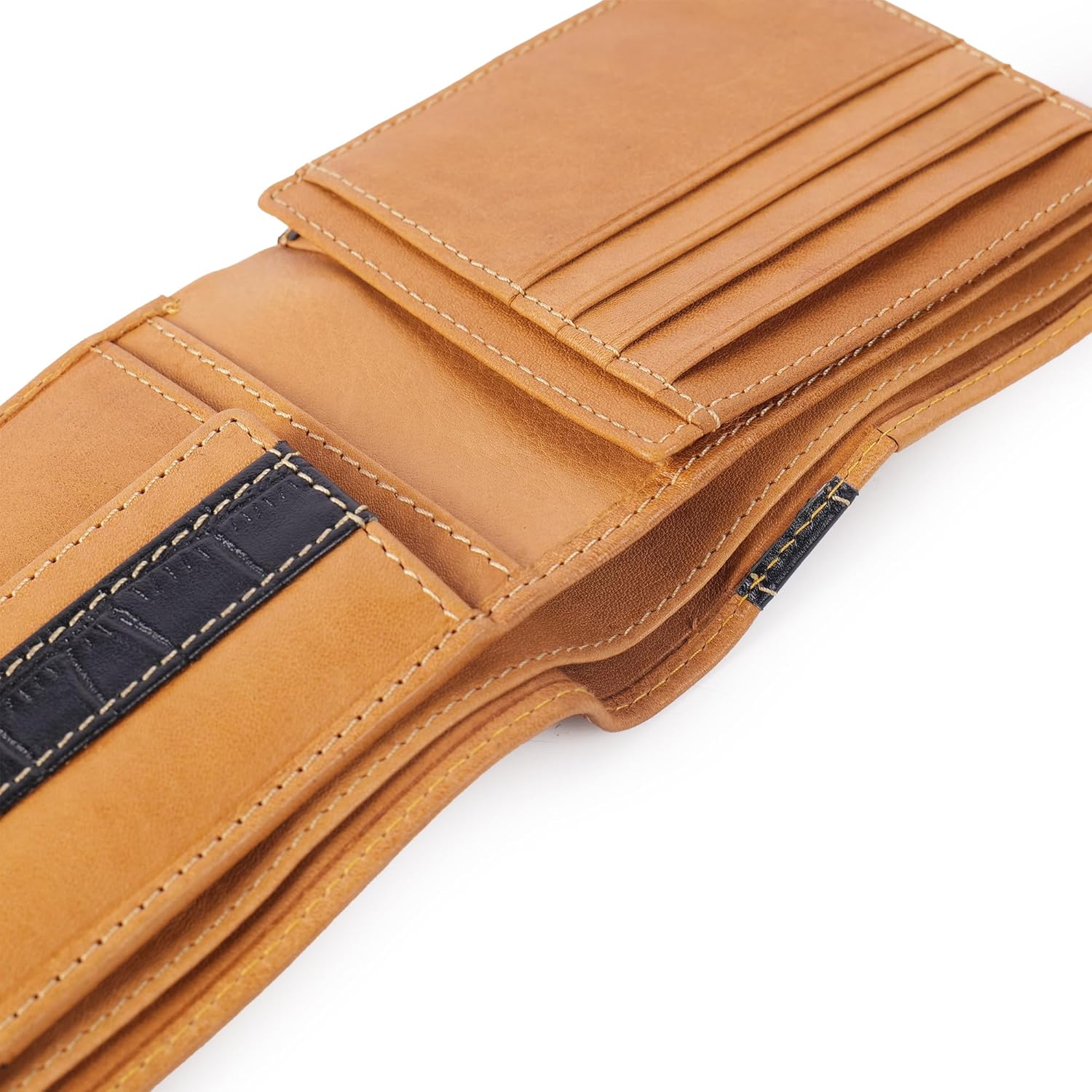 PERF Genuine Leather Wallet for Men | Multi-Compartment | Premium Leather Feel | Trendy Royal Aesthetic with Modern Design