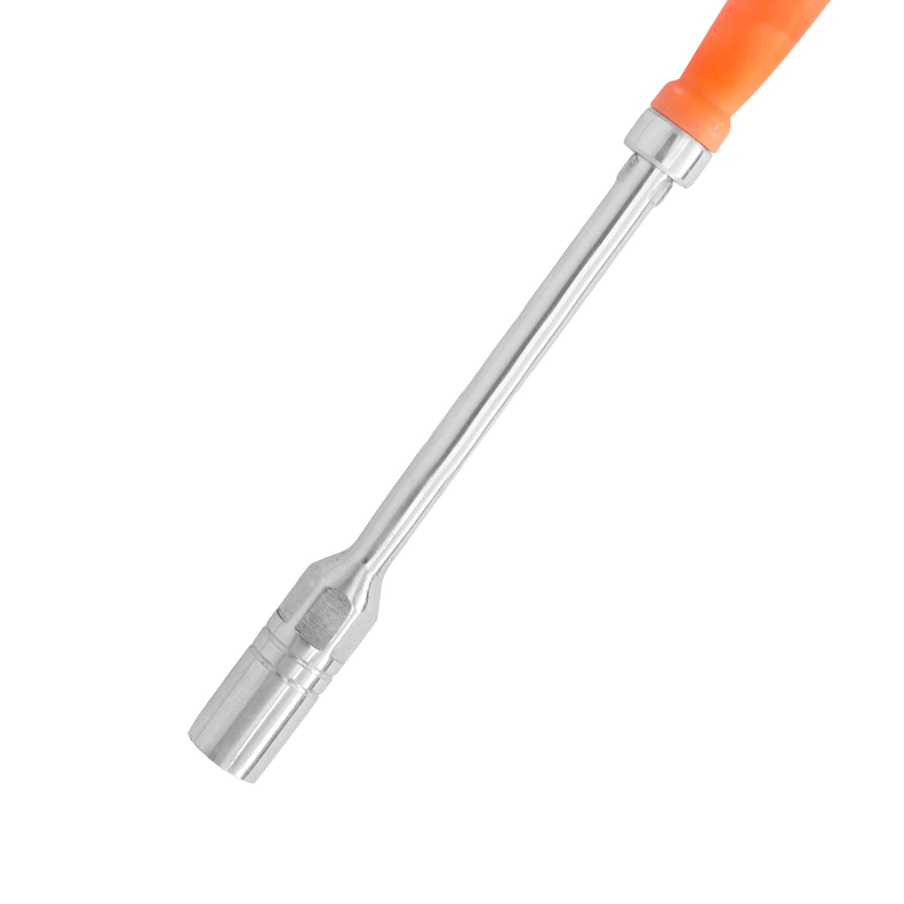 PERF T-Handle Socket Wrench with Flexible Grip, Selected Alloy Steel Handle, CRV Socket, Chrome Plated Finish, Heat Treated, Plastic Revolving Grip (10mmm)