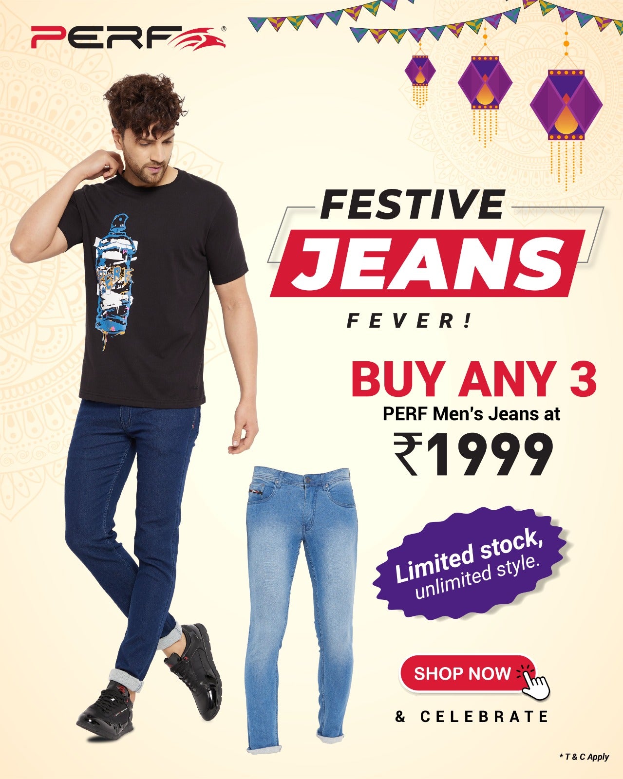Buy Any 3 Jeans for ₹1999