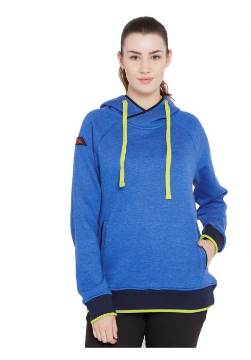 PERF Women's Grindle Hoodie Royal Blue Top