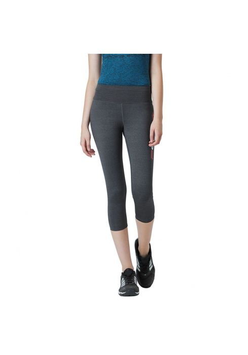 PERF Women Black Cationic Capri