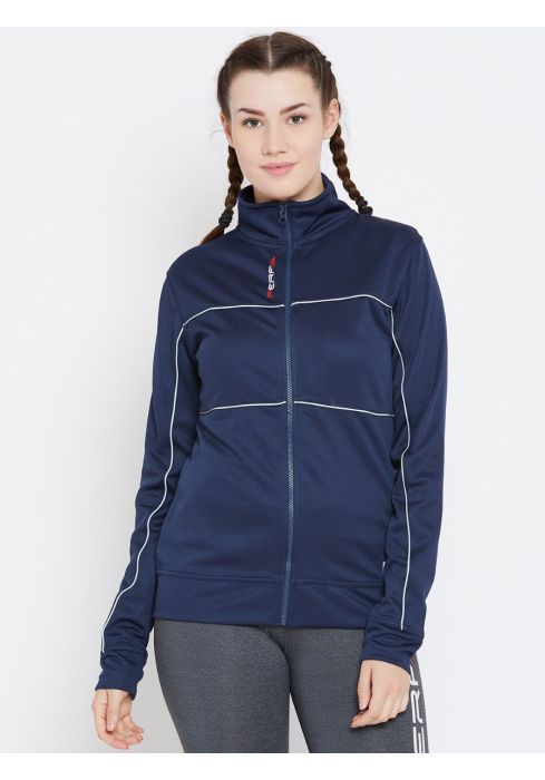 PERF Polyester Transfer Track Full Zipper For Women