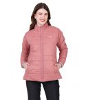 "PERF Women’s Reversible Jacket – 20-D Nylon Fabric, Two-Color Design, Pink & Light Grey