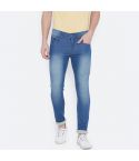 PERF Denim Men Faded Light Blue Regular Jeans