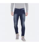 Perf Men Regular Denim Dark Blue Faded Jeans with Tinting